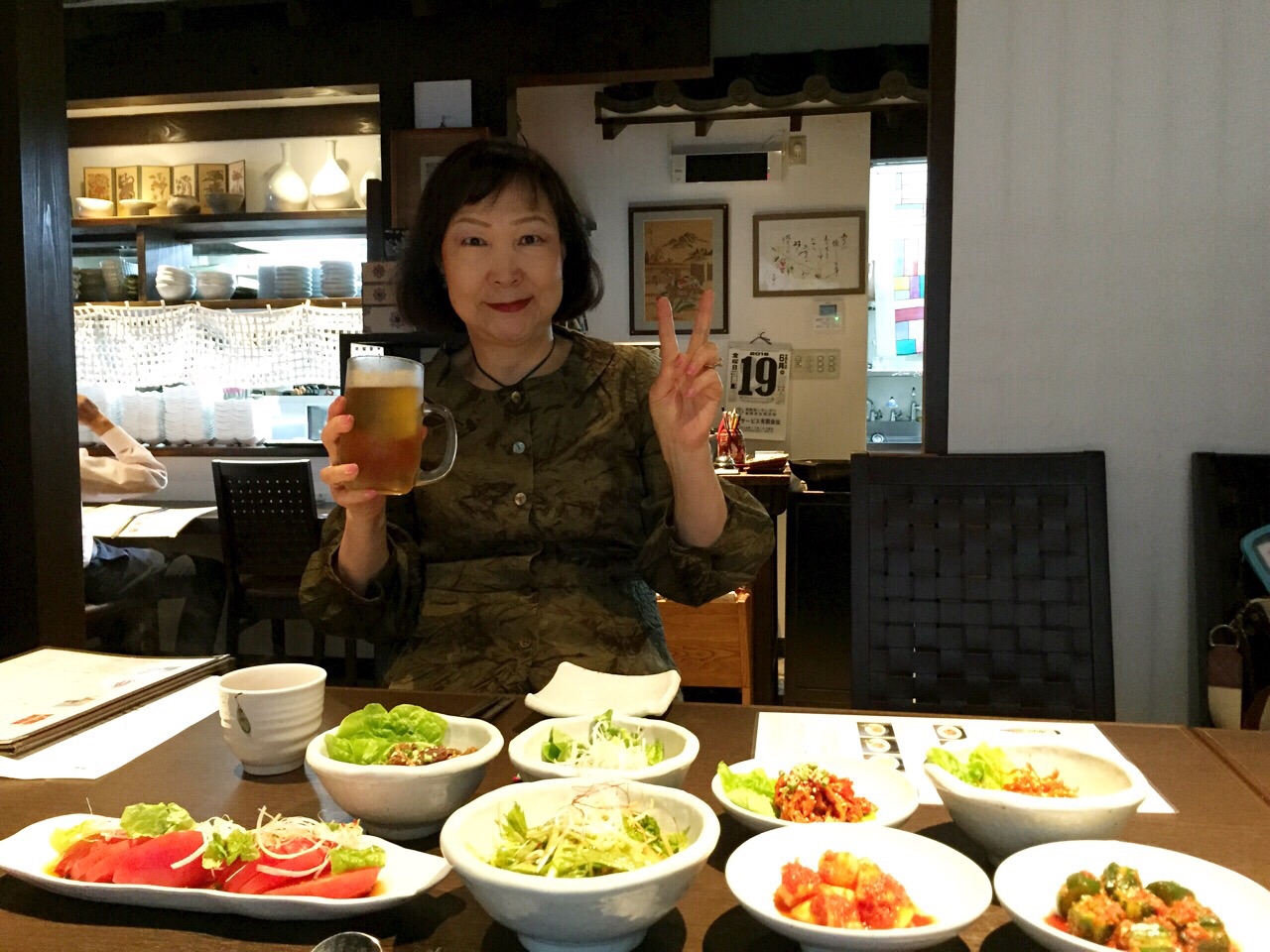 韓国家庭料理 舎廊房 サランバン の 得々セット 1 000 松本光代のリポートblog
